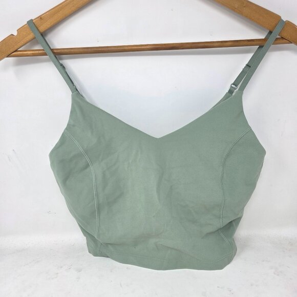 Lululemon Align Cropped Cami Tank Top Women’s Sz 6 Light Green - Picture 1 of 4